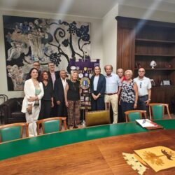 rid. lecce, incontro dono giostrine